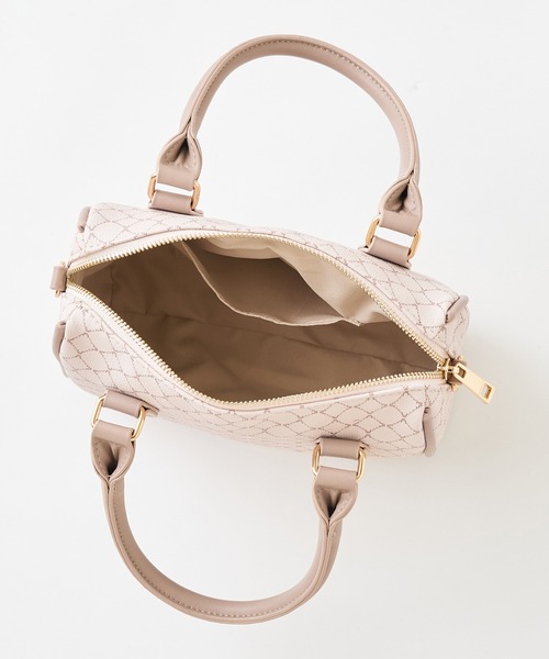 OLIVE des OLIVE（オリーブデオリーブ）の「ボストンバッグ（ショルダーバッグ・レディース・ブラック/ベージュ/オフホワイト/ピンク・FREE）」の18枚目の写真