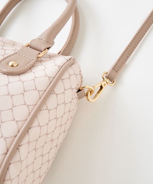 OLIVE des OLIVE（オリーブデオリーブ）の「ボストンバッグ（ショルダーバッグ・レディース・ブラック/ベージュ/オフホワイト/ピンク・FREE）」の19枚目の写真