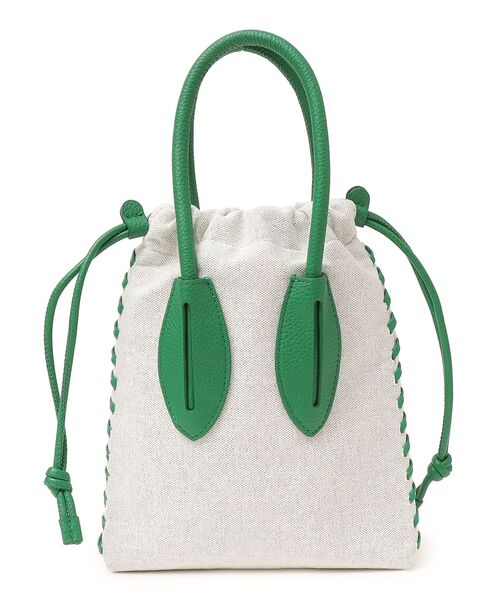 ADD CULUMN（アドカラム）の「ADD CULUMN:TURN CANVAS◆（ショルダーバッグ・レディース・ブラック/グリーン・ONE SIZE）」の6枚目の写真