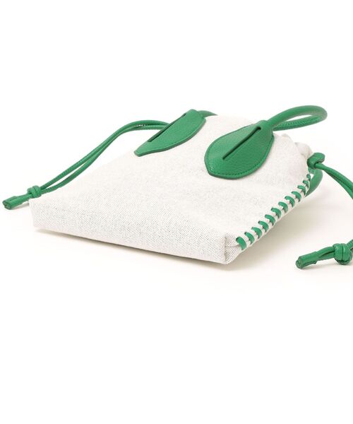 ADD CULUMN（アドカラム）の「ADD CULUMN:TURN CANVAS◆（ショルダーバッグ・レディース・ブラック/グリーン・ONE SIZE）」の7枚目の写真