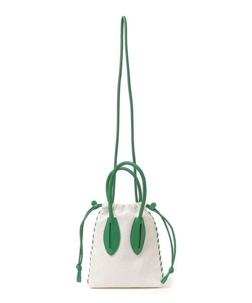 ADD CULUMN（アドカラム）の「ADD CULUMN:TURN CANVAS◆（ショルダーバッグ・レディース・ブラック/グリーン・ONE SIZE）」の10枚目の写真