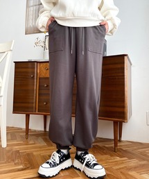 moment+（モーメントプラス）の「TC裏毛スウェットジョガーパンツ（スウェットパンツ）」