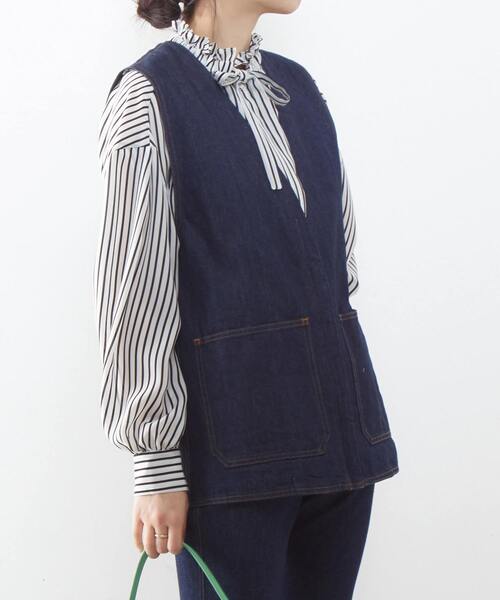 martinique ★美品★ギャザーボウタイブラウス martinique ☆美品☆ギャザーボウタイブラウス - メルカリ
