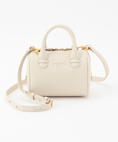 ROPE'（ロペ）の「RPロゴミニボストンバック（ハンドバッグ・レディース・ブラック/オフホワイト/ベージュ・FREE）」の21枚目の写真