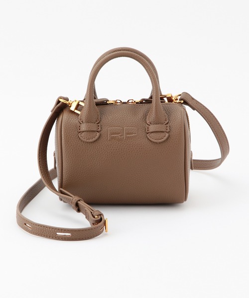 ROPE'（ロペ）の「RPロゴミニボストンバック（ハンドバッグ・レディース・ブラック/オフホワイト/ベージュ・FREE）」の18枚目の写真