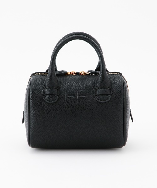 ROPE'（ロペ）の「RPロゴミニボストンバック（ハンドバッグ・レディース・ブラック/オフホワイト/ベージュ・FREE）」の10枚目の写真