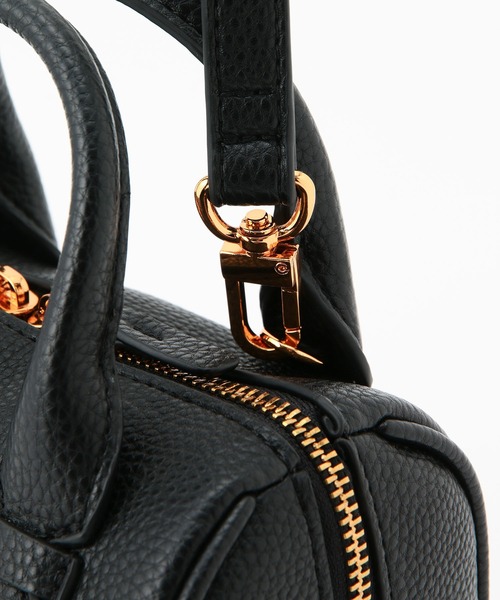 ROPE'（ロペ）の「RPロゴミニボストンバック（ハンドバッグ・レディース・ブラック/オフホワイト/ベージュ・FREE）」の4枚目の写真