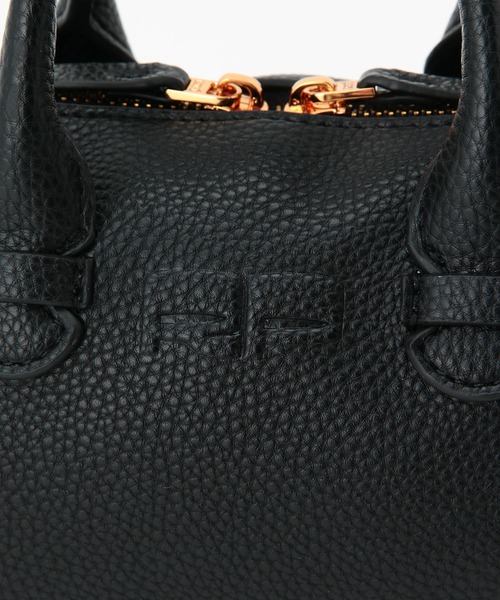 ROPE'（ロペ）の「RPロゴミニボストンバック（ハンドバッグ・レディース・ブラック/オフホワイト/ベージュ・FREE）」の8枚目の写真