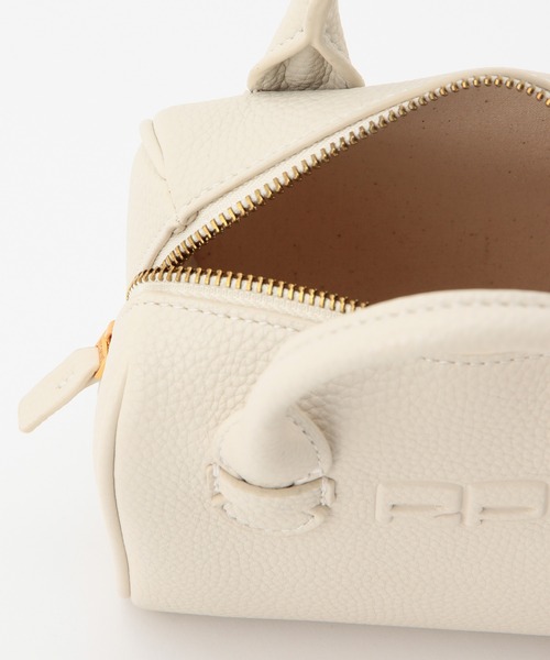 ROPE'（ロペ）の「RPロゴミニボストンバック（ハンドバッグ・レディース・ブラック/オフホワイト/ベージュ・FREE）」の7枚目の写真