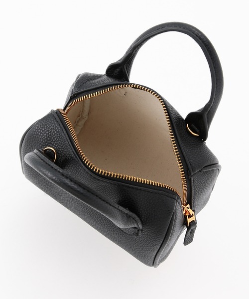 ROPE'（ロペ）の「RPロゴミニボストンバック（ハンドバッグ・レディース・ブラック/オフホワイト/ベージュ・FREE）」の9枚目の写真