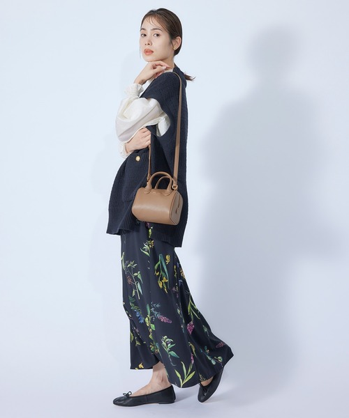 ROPE'（ロペ）の「RPロゴミニボストンバック（ハンドバッグ・レディース・ブラック/オフホワイト/ベージュ・FREE）」の12枚目の写真