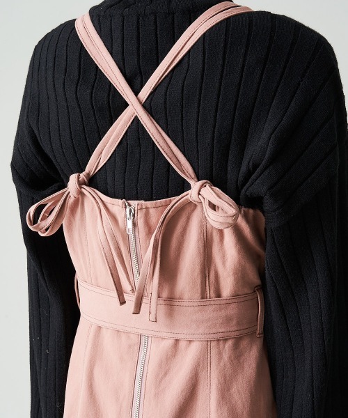 A de a.v.v（アードアー・ヴェ・ヴェ）の「デニムライクカラーマーメイドキャミワンピ―ス（ワンピース・レディース・ピンク/グリーン/アイボリー・38/36）」の13枚目の写真