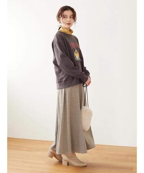 ELENCARE DUE（エレンカーレデュエ）の「・ELENCARE DUE チェックマーメイドスカート＊（スカート・レディース・ブラック/ベージュ/グリーン/アイボリー・FREE）」の7枚目の写真