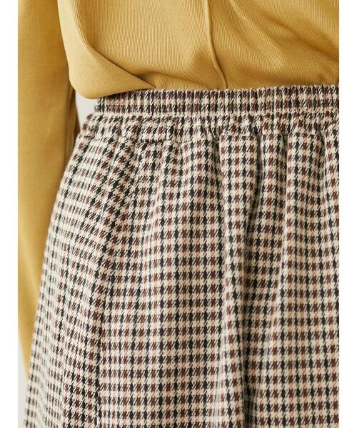 ELENCARE DUE（エレンカーレデュエ）の「・ELENCARE DUE チェックマーメイドスカート＊（スカート・レディース・ブラック/ベージュ/グリーン/アイボリー・FREE）」の9枚目の写真