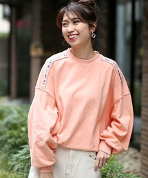 フロスティーカラースウェットプルオーバー