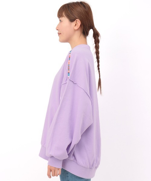 チチカカ（チチカカ）の「フロスティーカラースウェットプルオーバー（スウェット・レディース・パープル/ピンク/イエロー/グリーン・FREE）」の17枚目の写真