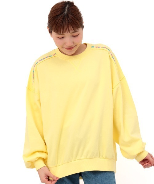 チチカカ（チチカカ）の「フロスティーカラースウェットプルオーバー（スウェット・レディース・パープル/ピンク/イエロー/グリーン・FREE）」の13枚目の写真