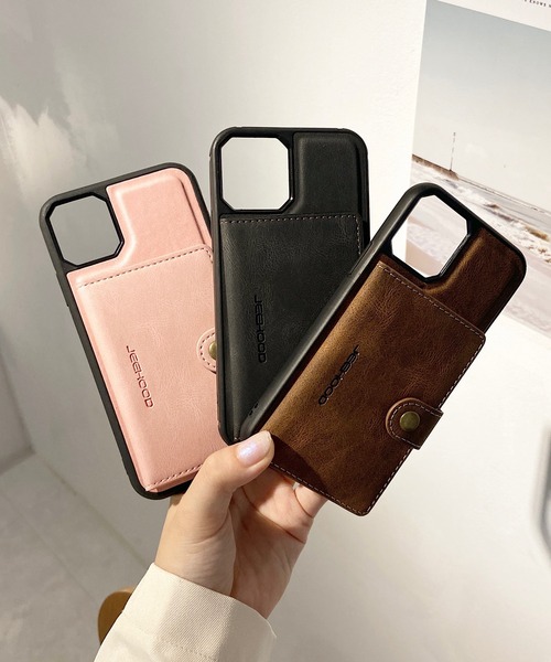 財布付き カードケース スマホケース 多機能 iPhoneケース