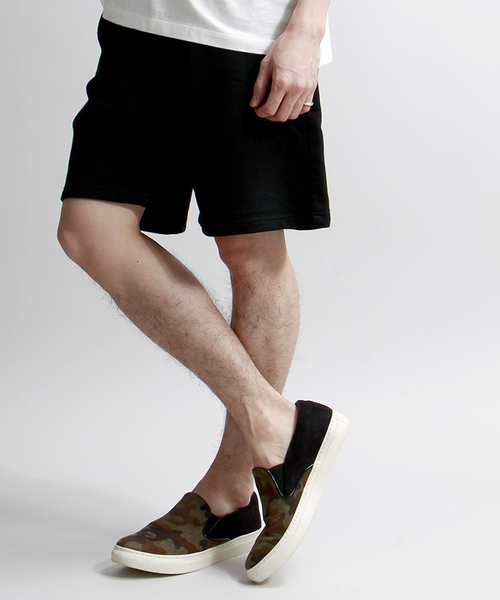 WEGO（ウィゴー）の「WEGO/切替イージーサルエルショーツ（その他パンツ・メンズ・ブラック/杢グレー・MEDIUM/LARGE）」の2枚目の写真