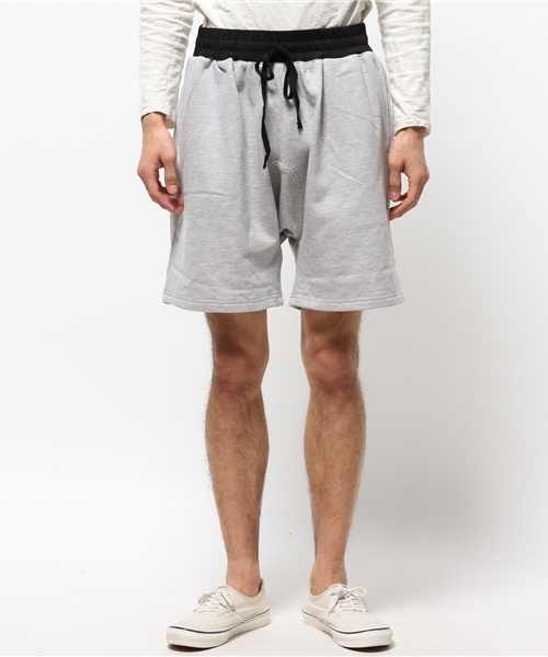 WEGO（ウィゴー）の「WEGO/切替イージーサルエルショーツ（その他パンツ・メンズ・ブラック/杢グレー・MEDIUM/LARGE）」の5枚目の写真