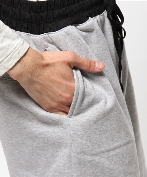 WEGO（ウィゴー）の「WEGO/切替イージーサルエルショーツ（その他パンツ・メンズ・ブラック/杢グレー・MEDIUM/LARGE）」の8枚目の写真