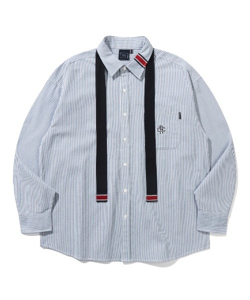 ROMANTIC CROWN（ロマンティッククラウン）の「【ROMANTIC CROWN】RC CLUB TIE SHIRT / ロマンティッククラウン RC クラブ タイ シャツ（シャツ/ブラウス・メンズ・ホワイト/ブルー・SMALL/MEDIUM/LARGE/X-LARGE）」の22枚目の写真