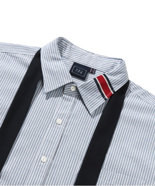 ROMANTIC CROWN（ロマンティッククラウン）の「【ROMANTIC CROWN】RC CLUB TIE SHIRT / ロマンティッククラウン RC クラブ タイ シャツ（シャツ/ブラウス・メンズ・ホワイト/ブルー・SMALL/MEDIUM/LARGE/X-LARGE）」の20枚目の写真