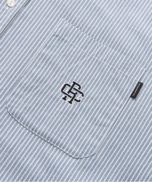 ROMANTIC CROWN（ロマンティッククラウン）の「【ROMANTIC CROWN】RC CLUB TIE SHIRT / ロマンティッククラウン RC クラブ タイ シャツ（シャツ/ブラウス・メンズ・ホワイト/ブルー・SMALL/MEDIUM/LARGE/X-LARGE）」の16枚目の写真