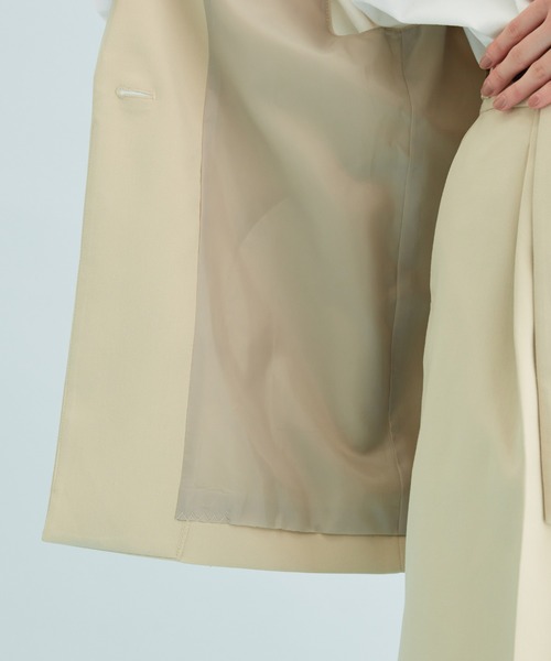 VIS（ビス）の「【セットアップ対応】テーラードジレ（ベスト・レディース・ブラック/ミント/ベージュ・FREE）」の22枚目の写真