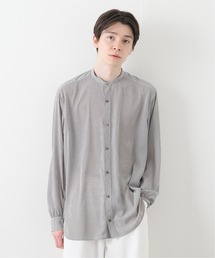 EDIFICE LA BOUCLE | 【 LA BOUCLE / ラブ―クル】スタンドカラーシャツ デシンストライプ(シャツ/ブラウス)