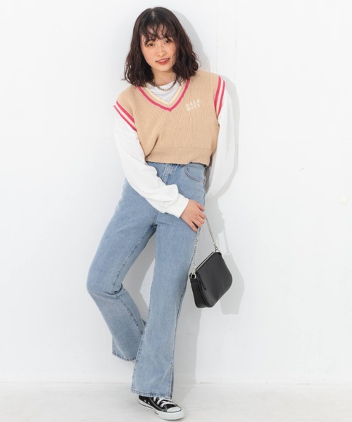 nemne store（ネンネストア）の「アソート柄ニットベスト（ベスト・レディース・ブラック系その他/ブラウン系その他/グリーン系その他/イエロー系その他・フリー）」の19枚目の写真