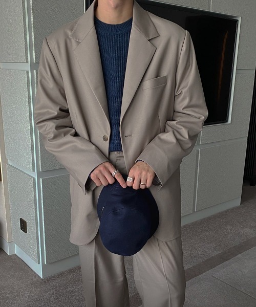ASCLO(エジュクロ)の「ASCLO Newtro Bootcut Slacks(スラックス・メンズ・ブラック/ベージュ/チェック・LARGE/MEDIUM)」の6枚目の写真