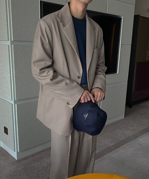 ASCLO(エジュクロ)の「ASCLO Newtro Bootcut Slacks(スラックス・メンズ・ブラック/ベージュ/チェック・LARGE/MEDIUM)」の19枚目の写真