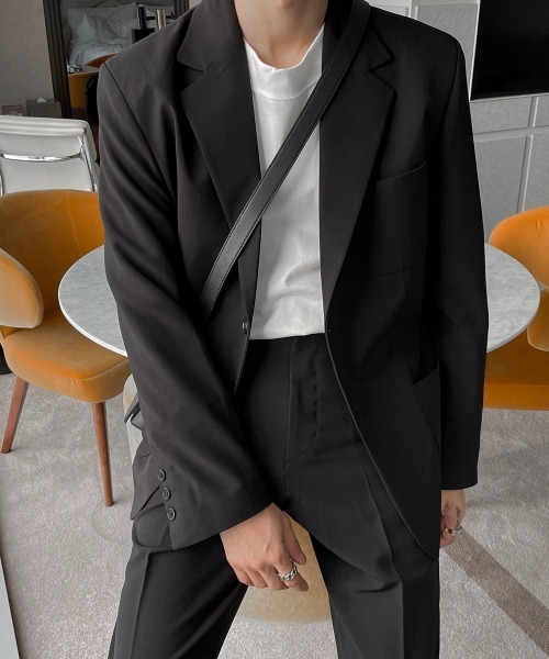 ASCLO(エジュクロ)の「ASCLO Newtro Bootcut Slacks(スラックス・メンズ・ブラック/ベージュ/チェック・LARGE/MEDIUM)」の12枚目の写真