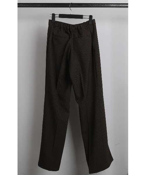 ASCLO(エジュクロ)の「ASCLO Newtro Bootcut Slacks(スラックス・メンズ・ブラック/ベージュ/チェック・LARGE/MEDIUM)」の21枚目の写真