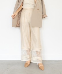 裾切替シアーパンツ