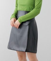 COLONY 2139 | リサイクルレザータッチ後ろZIPミニスカート(スカート)