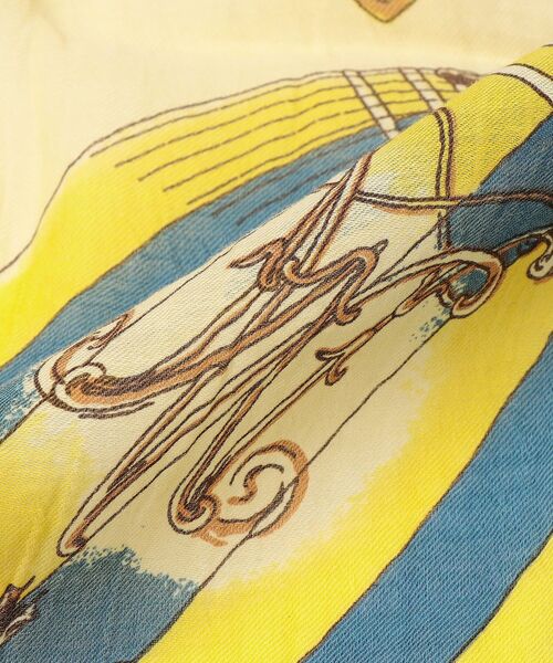 manipuri（マニプリ）の「manipuri:コットンシルクストール◆（ストール/ショール・レディース・オレンジ/ブルー・ONE SIZE）」の5枚目の写真