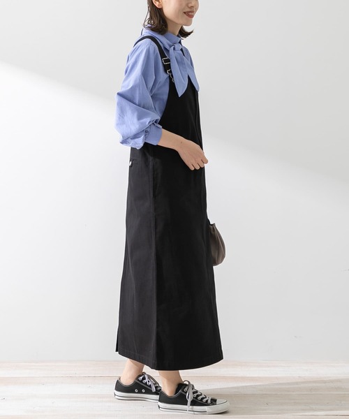 URBAN RESEARCH Sonny Label(アーバンリサーチサニーレーベル)の「フロントジップジャンパースカート(ワンピース・レディース・ベージュ/スミクロ・FREE)」の13枚目の写真