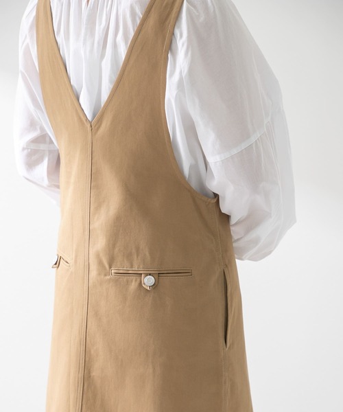 URBAN RESEARCH Sonny Label(アーバンリサーチサニーレーベル)の「フロントジップジャンパースカート(ワンピース・レディース・ベージュ/スミクロ・FREE)」の20枚目の写真