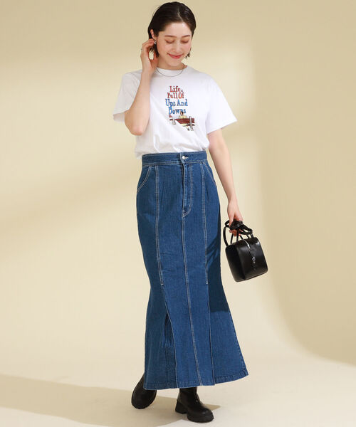 Ray BEAMS(レイビームス)の「NAIJEL GRAPH × Ray BEAMS / 別注 Twiling Tシャツ(Tシャツ/カットソー・レディース・ホワイト・ONE SIZE)」の4枚目の写真