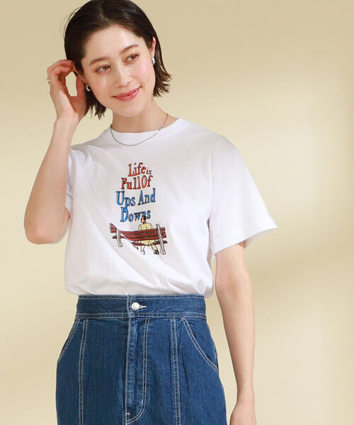 Ray BEAMS(レイビームス)の「NAIJEL GRAPH × Ray BEAMS / 別注 Twiling Tシャツ(Tシャツ/カットソー・レディース・ホワイト・ONE SIZE)」の15枚目の写真