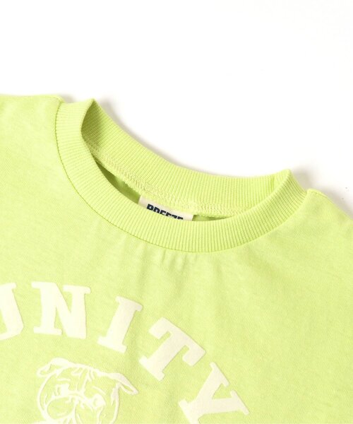 BREEZE（ブリーズ）の「/カレッジモチーフTシャツ（Tシャツ/カットソー・キッズ・ライム/チャコール・100/110/130/140/80/120/90）」の13枚目の写真