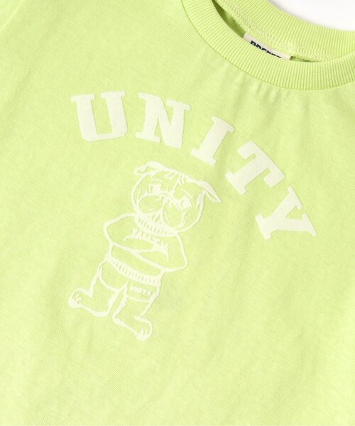 BREEZE（ブリーズ）の「/カレッジモチーフTシャツ（Tシャツ/カットソー・キッズ・ライム/チャコール・100/110/130/140/80/120/90）」の7枚目の写真