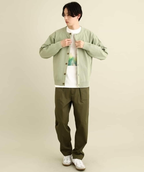 a.v.v(アーヴェヴェ)の「【洗濯機で洗える】ポリエステルカノコワイドシルエットカーディガン(カーディガン/ボレロ・メンズ・ベージュ/カーキ/ブルー/ホワイト・46/48/44/50)」の12枚目の写真