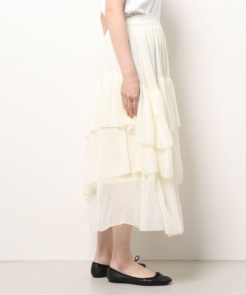 ems excite（エムズエキサイト）の「イレヘムティアードSK（スカート・レディース・ライトブルー/オフホワイト/ピンク・FREE）」の20枚目の写真