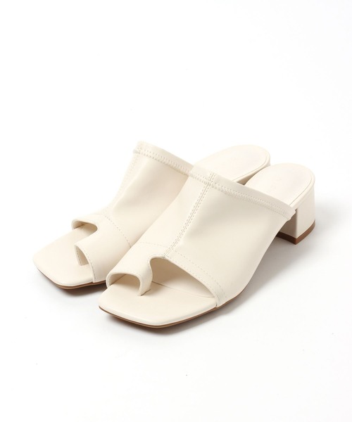 LEPSIM（レプシィム）の「ストレッチローヒールミュール　270031（サンダル・レディース・オフホワイト/グリーン/ガンメタ・MEDIUM/LARGE）」の8枚目の写真