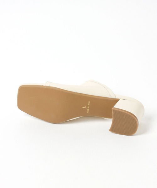 LEPSIM（レプシィム）の「ストレッチローヒールミュール　270031（サンダル・レディース・オフホワイト/グリーン/ガンメタ・MEDIUM/LARGE）」の14枚目の写真