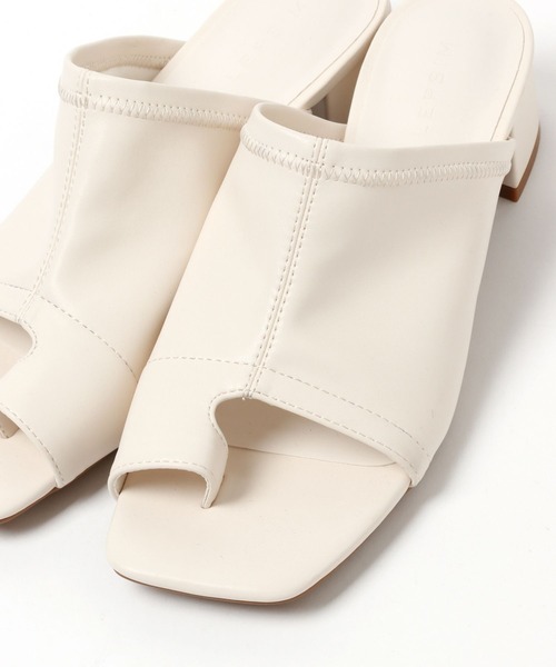 LEPSIM（レプシィム）の「ストレッチローヒールミュール　270031（サンダル・レディース・オフホワイト/グリーン/ガンメタ・MEDIUM/LARGE）」の15枚目の写真
