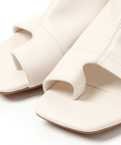 LEPSIM（レプシィム）の「ストレッチローヒールミュール　270031（サンダル・レディース・オフホワイト/グリーン/ガンメタ・MEDIUM/LARGE）」の16枚目の写真